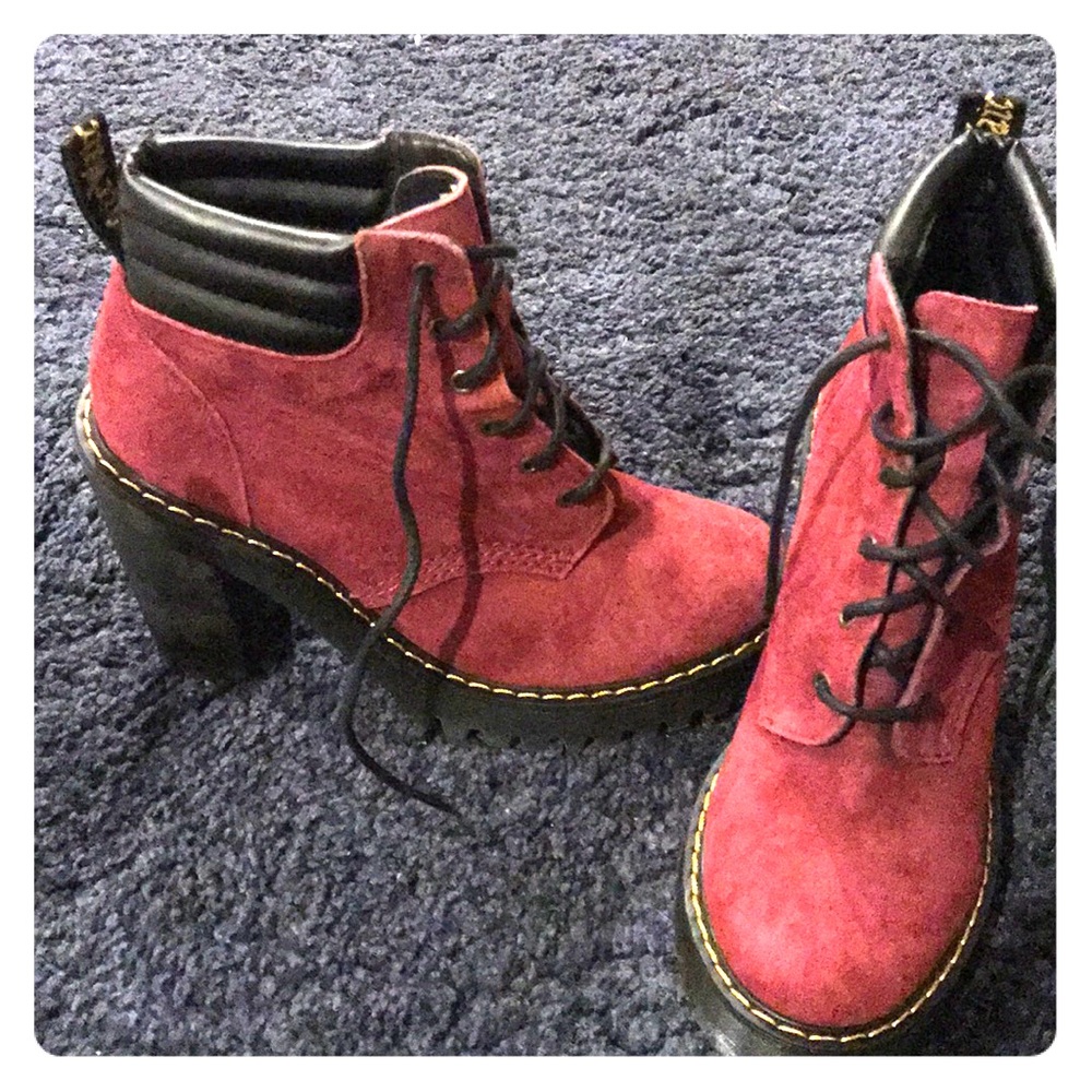 Doc Martens Airwair -Red Suede